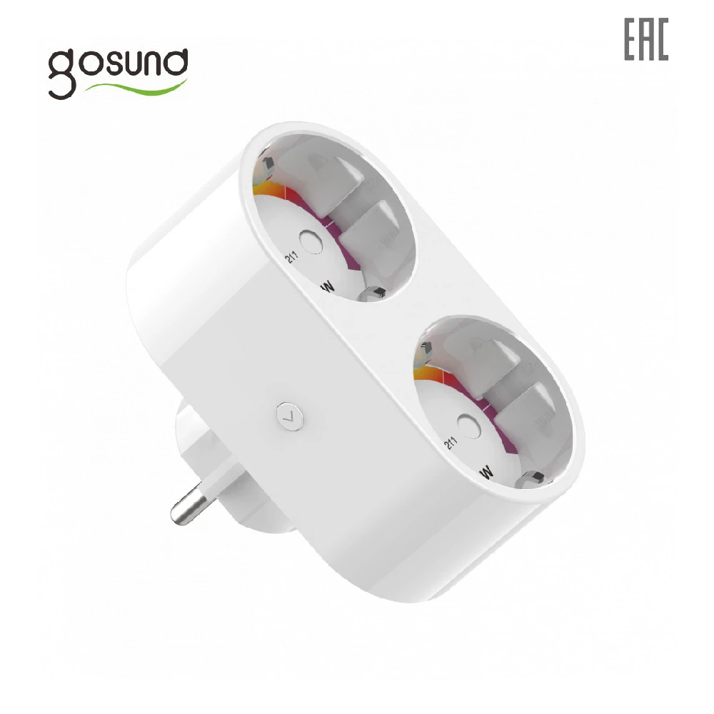 Умная розетка двойная Gosund Plug Wi-Fi SP211