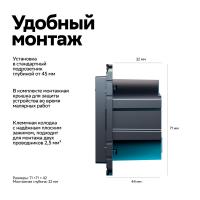 ATLASDESIGN SMART розетка Zigbee, L+N, ATN000145Z Systeme Electric кабон