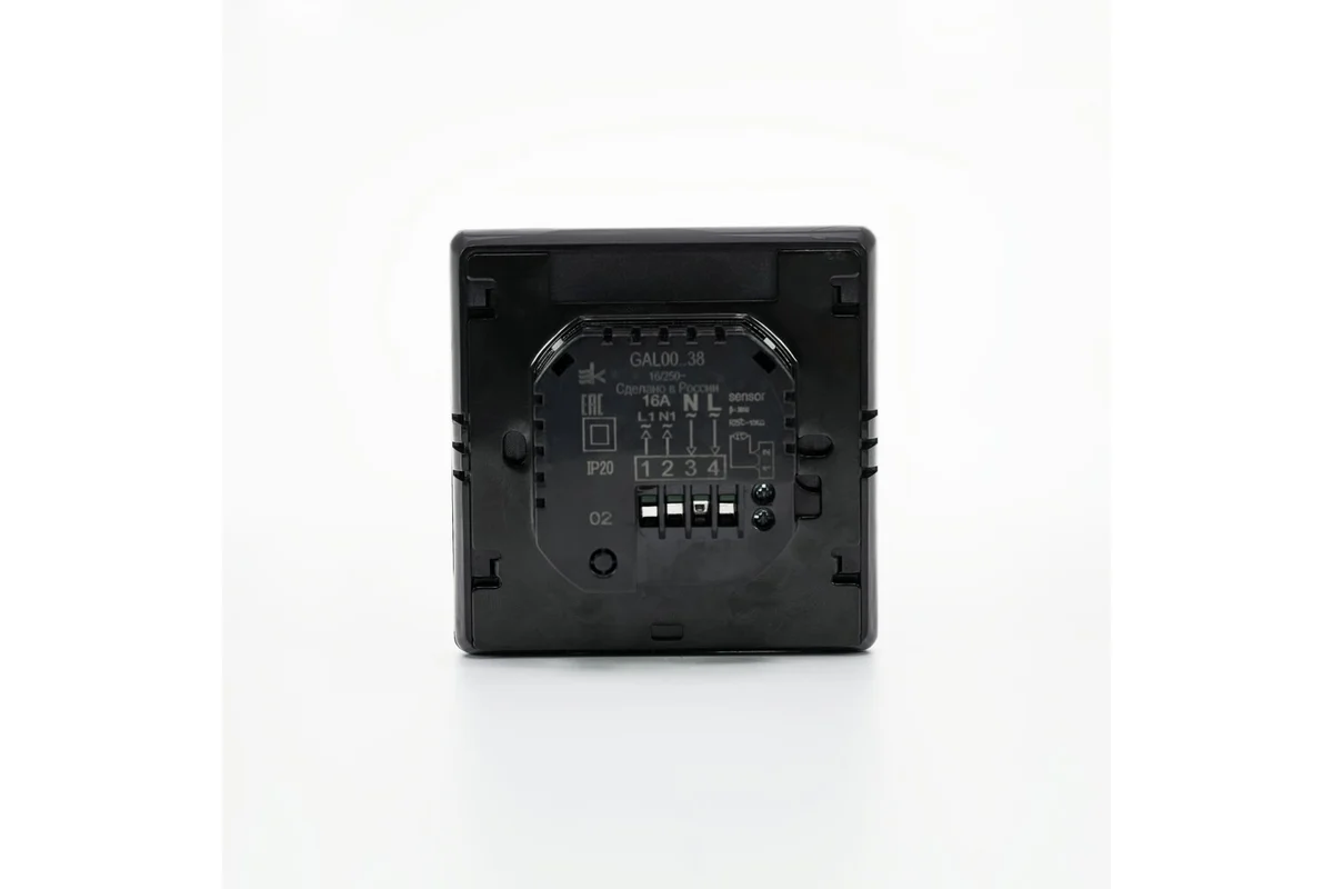 ARTGALLERY Wi-Fi терморегулятор программируемый черный GAL001038 Systeme Electric