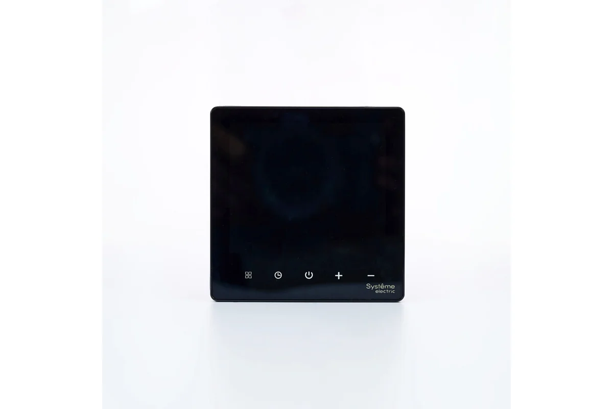 ARTGALLERY Wi-Fi терморегулятор программируемый черный GAL001038 Systeme Electric