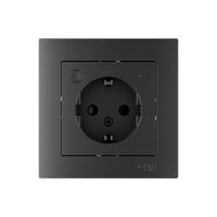 ATLASDESIGN SMART Zigbee терморегулятор черный ATN001038Z Systeme Electric