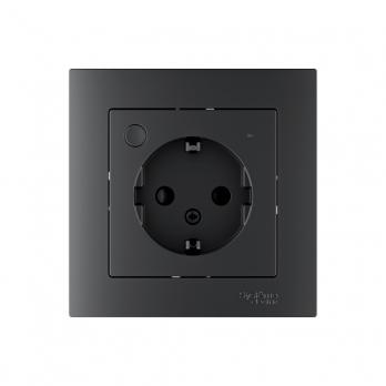 ATLASDESIGN SMART Zigbee терморегулятор черный ATN001038Z Systeme Electric