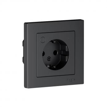 ATLASDESIGN SMART Zigbee терморегулятор черный ATN001038Z Systeme Electric