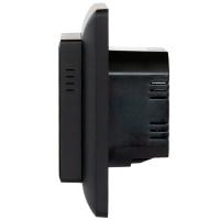 Терморегулятор Wi-Fi сенсорный белый Русское черный ТР-515