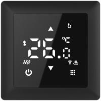 Терморегулятор Wi-Fi сенсорный белый Русское черный ТР-515