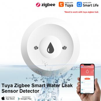 Умный датчик протечки воды Zigbee беспроводной