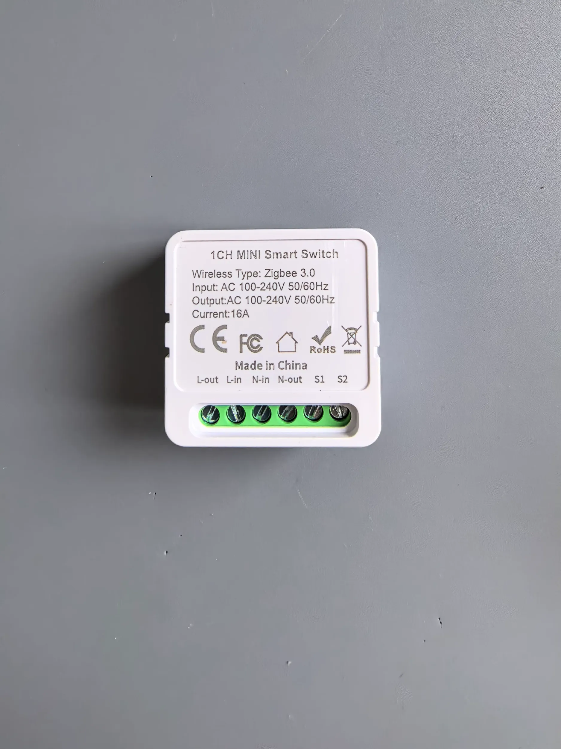 Умное ZigBee реле 1 канал с нулем