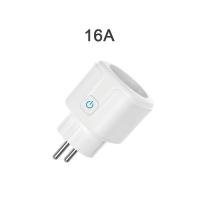 Умная розетка ZigBee 16А с мониторингом электроэнергии накладная