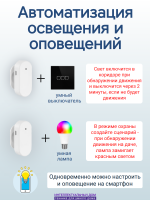 Умный датчик движения 24 ГГц и освещения ZigBee