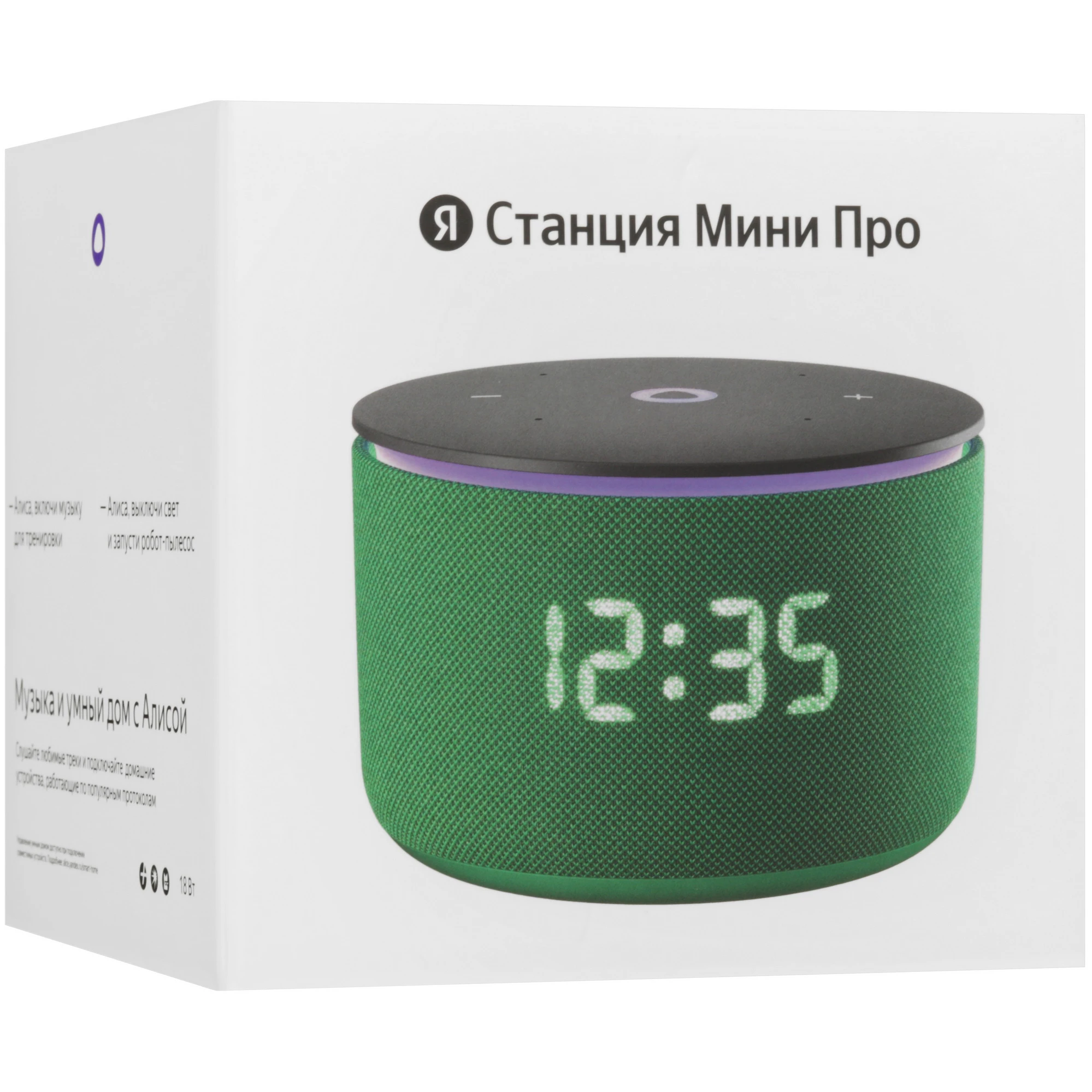 Умная колонка Яндекс Станция Мини 3 Про с Zigbee зеленая