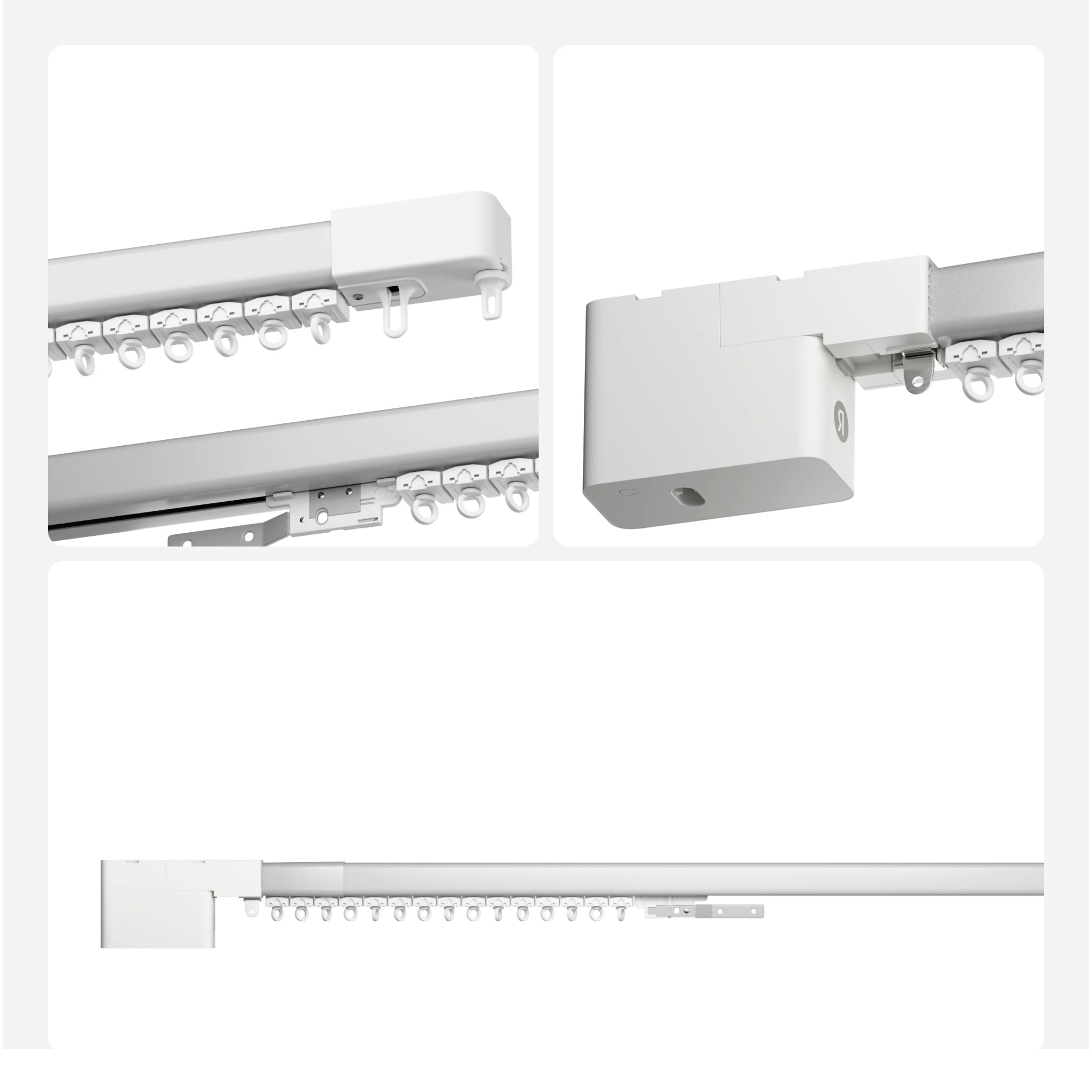 Умный карниз для штор Яндекс, длина 1,8-3м, Zigbee